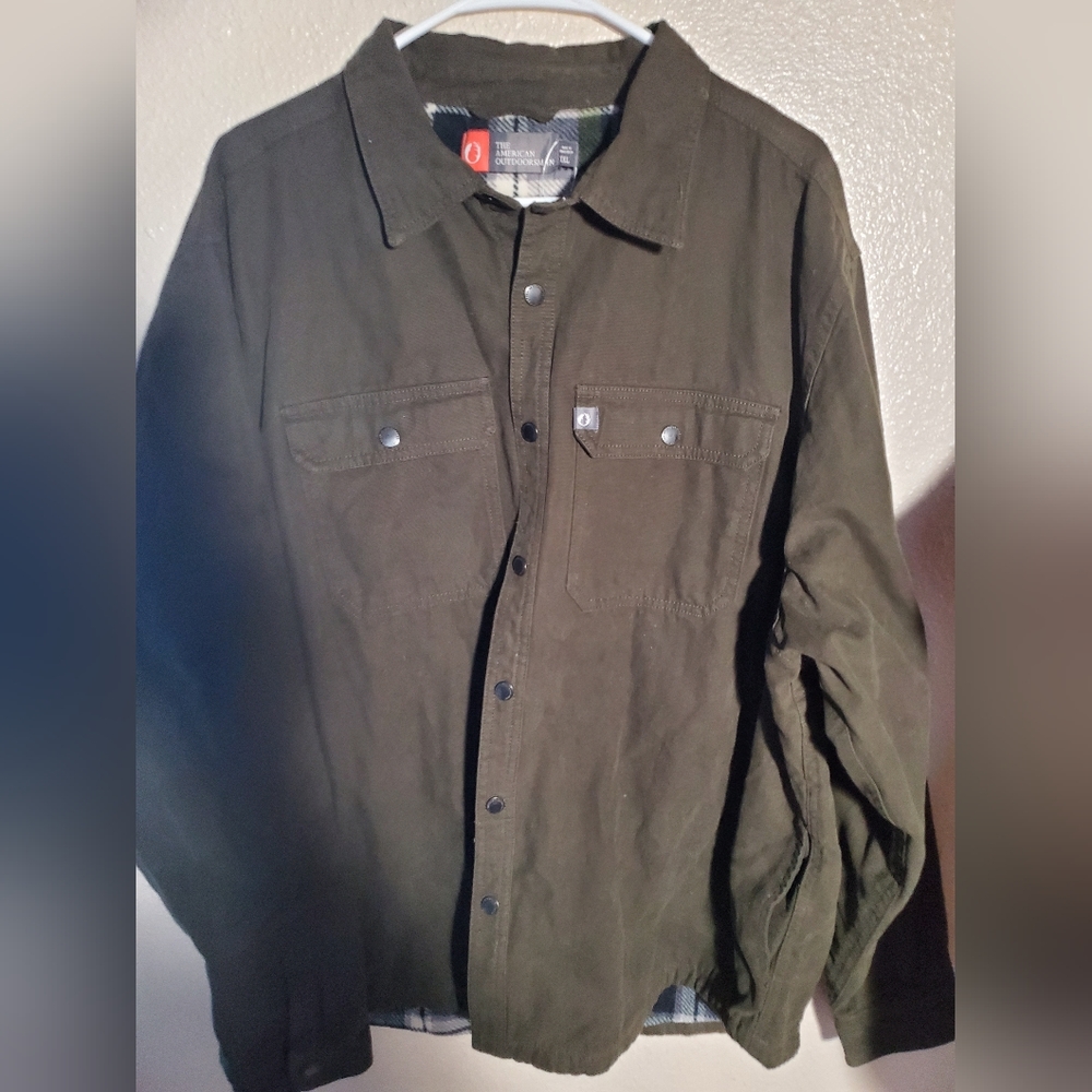 Men's NWT The American Outdoors lined XXL shirt